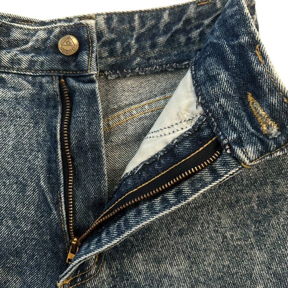 80s 90s Guess Georges Marciano High Waist Style 1050 Acid Wash Jeans Sz 27 25x30 - Picture 5 of 13
